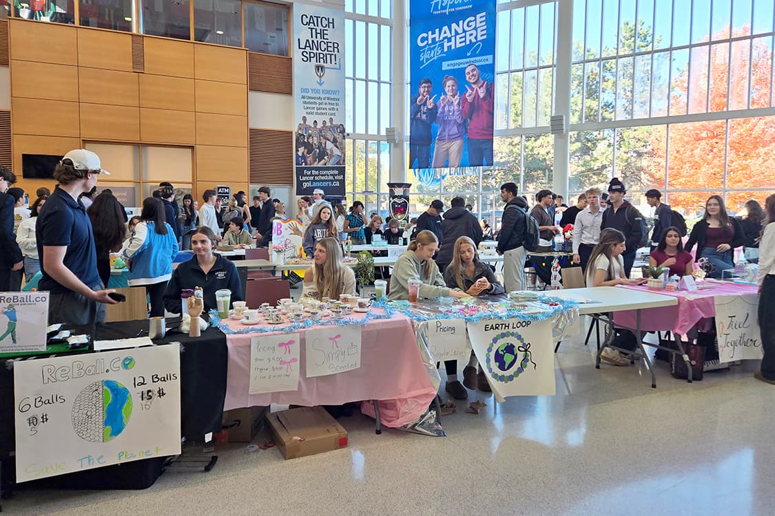 Youth Entrepreneurs Take Over UWindsor Campus for Market Day
